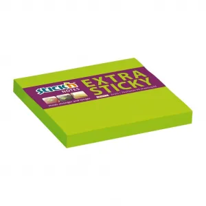 Stick`n by Hopax Samolepiaci bloček 76x76mm neónovo zelený