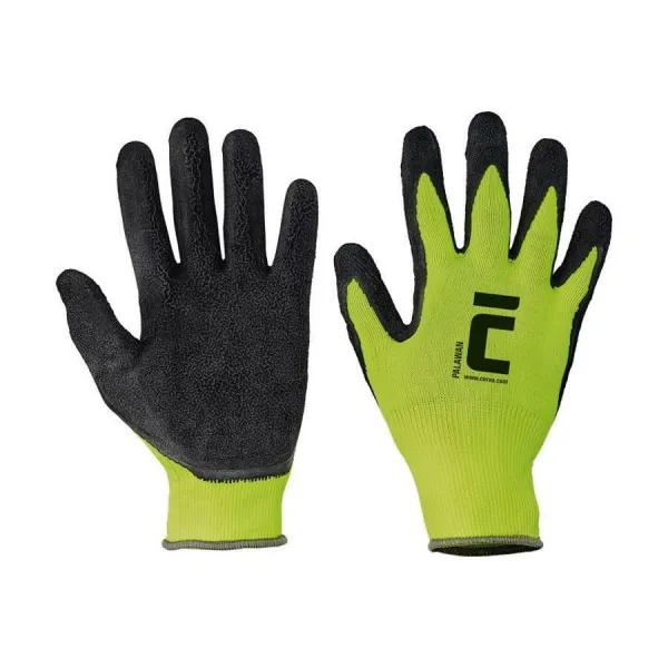 Červa Rukavice PALAWAN 08/M, nylon, Latex 313524