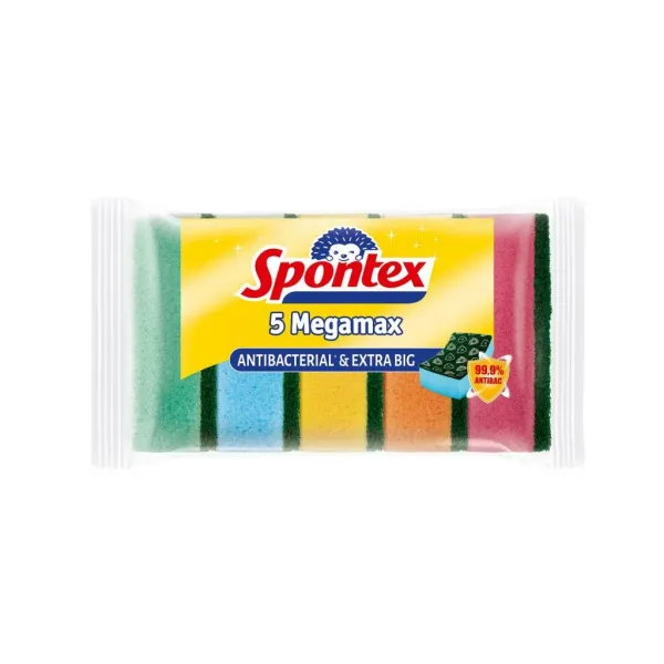 Hubka na riad veľká Spontex ANTIBAK5 ks