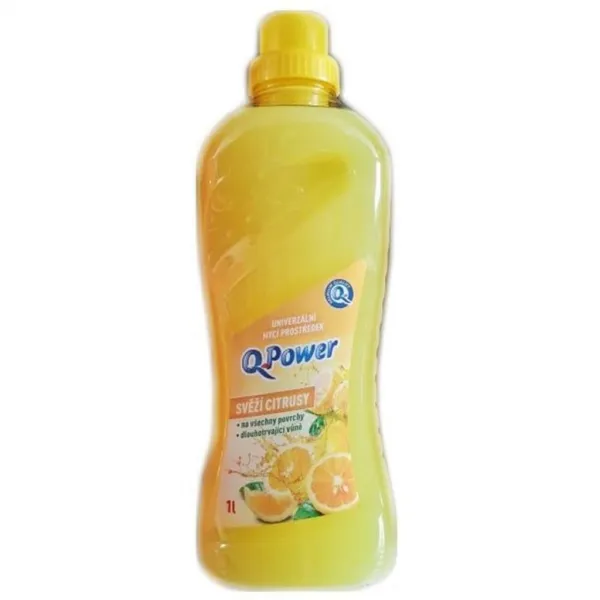 Q-Power UNI čistič na podlahy a povrchy 1 l - Svieže citrusy