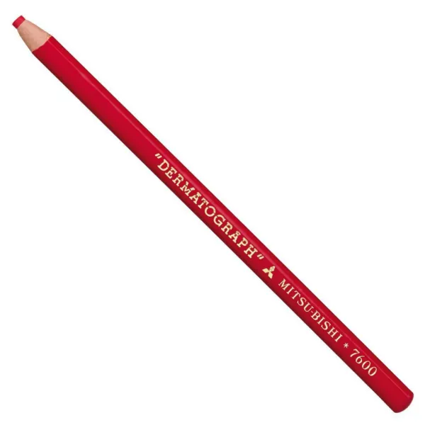 UNI Mitsubishi Pencil Farebná ceruzka uni DERMATOGRAPH 7600 červená