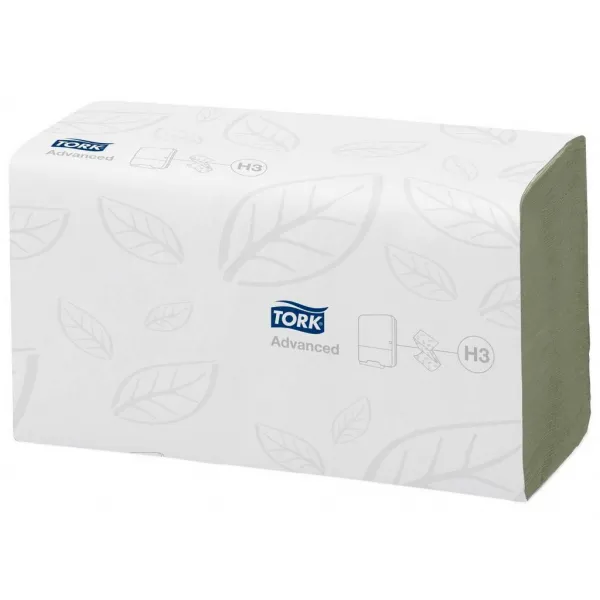 Papierové utierky skladané ZZ/C 2-vrstv. TORK Singlefold Advanced zelené H3 (15 bal.)