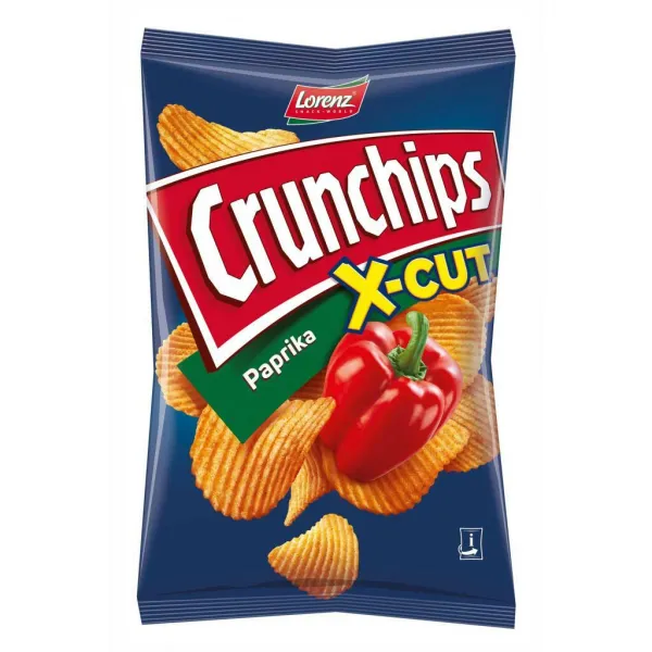 Lorenz Crunchips X-cut paprika 75 g