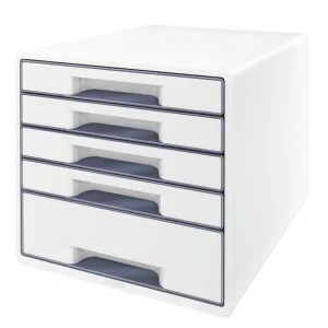 LEITZ Zásuvkový box Leitz WOW sivý (ES521401)