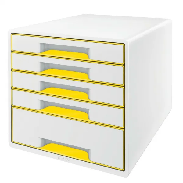 LEITZ Zásuvkový box Leitz WOW žltý