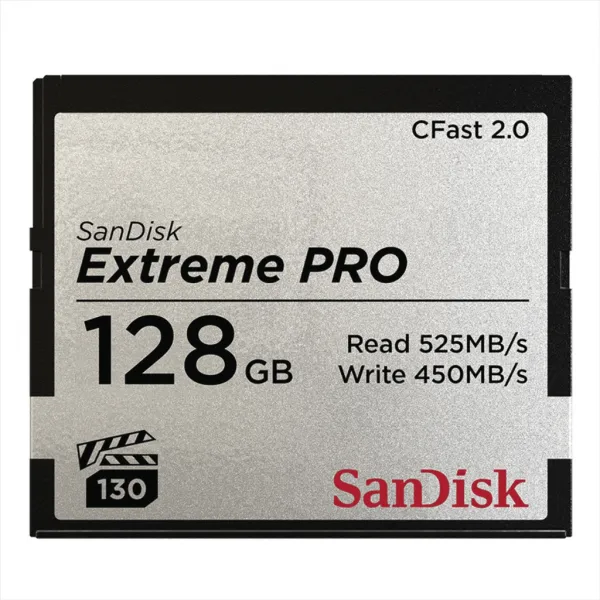 SanDisk Extreme Pro CFAST 2.0 128 GB 525 MB/s VPG130 nahrada za 139716 85235110