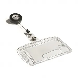 DURABLE Visačka na plastovú kartu s kotúčom DURABLE 85x54mm 10ks (DU801219)
