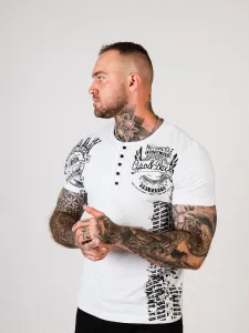 Pánske tričko CIPO & BAXX CT789 WHITE Farba: Biela, Konfekčná veľkosť: M