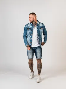 Pánska bunda CIPO & BAXX CJ291 BLUE Farba: Modrá, Konfekčná veľkosť: M