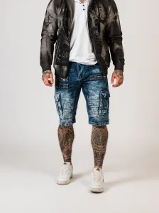 Pánske kraťasy CIPO & BAXX CK295 BLUE Farba: Modrá, Konfekčná veľkosť: W29