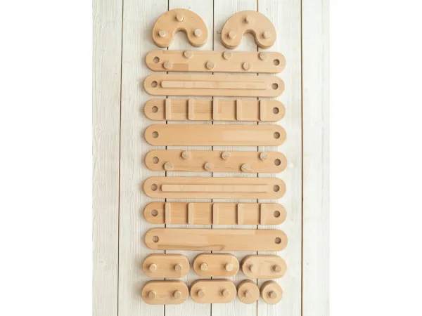 Woodisio Balančná cesta WIKI Farba: Prírodné drevo, Variant: Mini