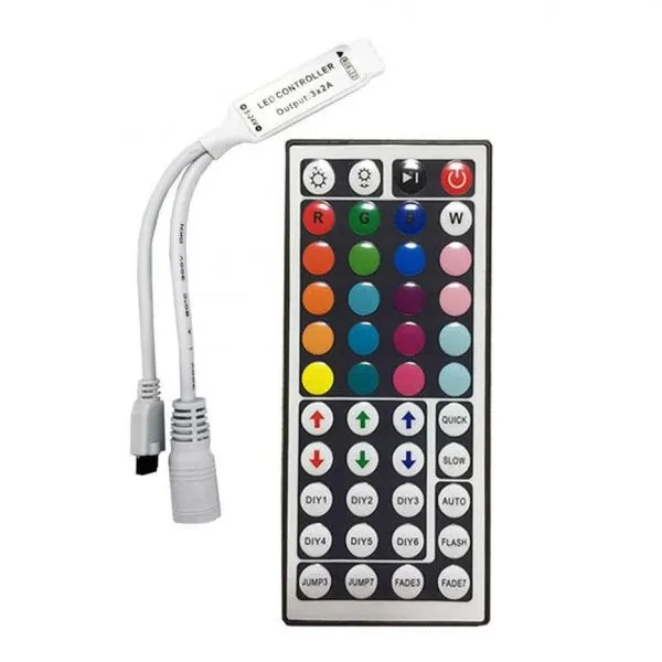 LEDprodukt LED RGB ovládač 44 funkcií - IR3