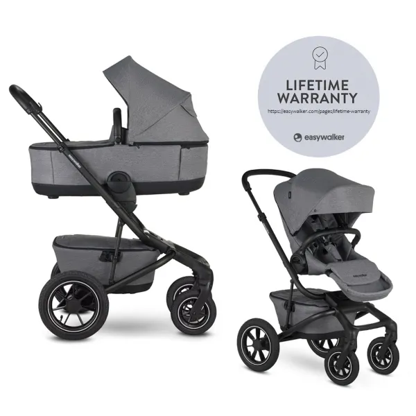 Kombinovaný kočík Easywalker Jimmey Lite Air 2v1 Farba: Pepper Black