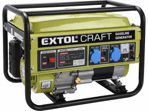 EXTOL CRAFT 421000 Elektrocentrála rámová benzínová, 1F, 2,8kW/230V