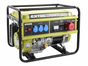 EXTOL CRAFT 421011 Elektrocentrála rámová benzínová, 3F, 5,5kW/400V