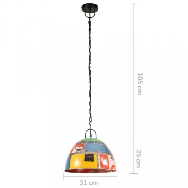 Závesná lampa vintage kov Dekorhome 41 cm