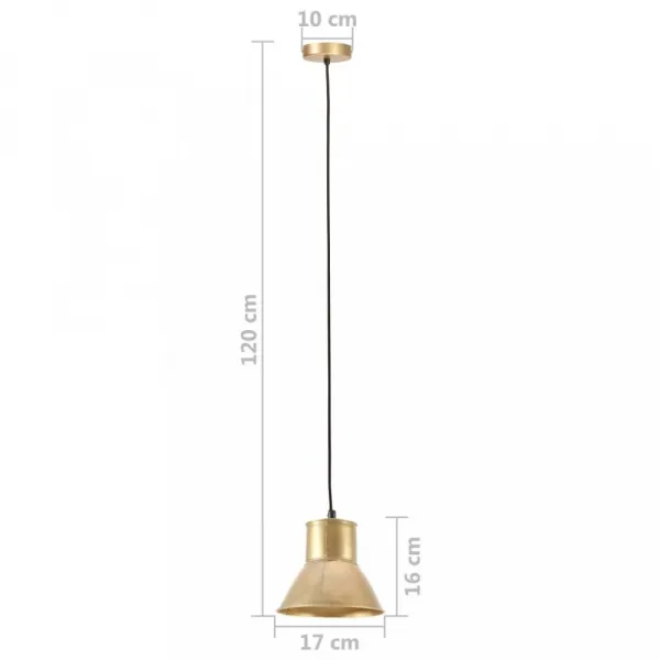 Závesná lampa mosadz Dekorhome 48 cm