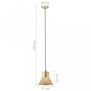 Závesná lampa mosadz Dekorhome 48 cm