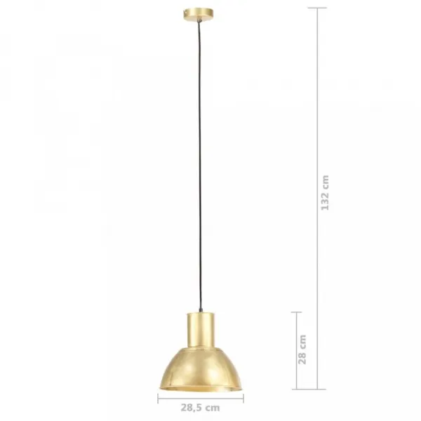 Závesná lampa mosadz Dekorhome 48 cm