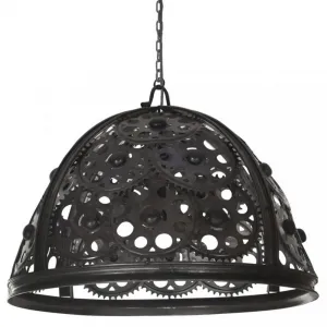 Závesná lampa čierna Dekorhome 45 cm
