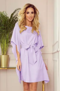 Numoco Dámske šaty  OVER SIZE 287-7 Farba: Modrá, Veľkosť: S/M
