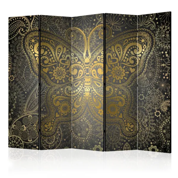Paraván Golden Butterfly Dekorhome