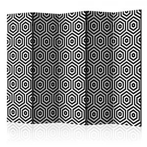 Paraván Black and White Hypnosis Dekorhome