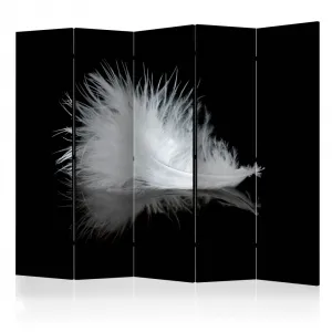 Paraván White feather Dekorhome