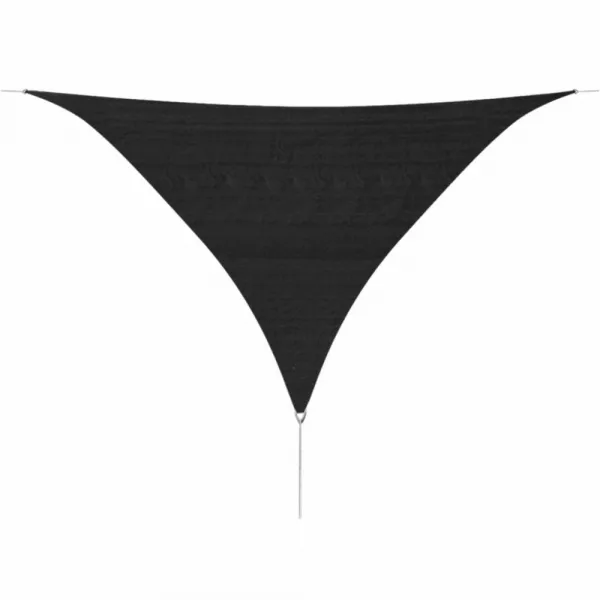 Plachta proti slnku HDPE trojuholník 3,6 x 3,6 x 3,6 m Bílá