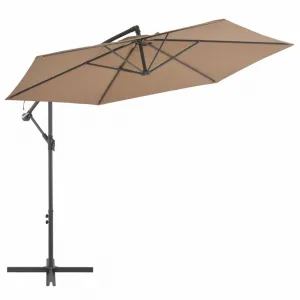 Závesný slnečník Ø 300 cm Modrá