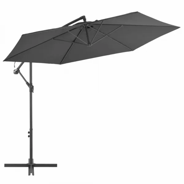 Závesný slnečník Ø 300 cm Modrá
