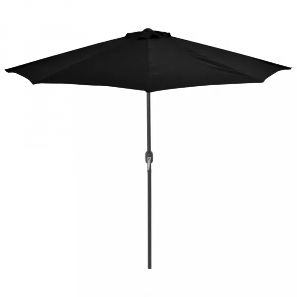Polkruhový slnečník 270x135 cm Dekorhome Cihlová