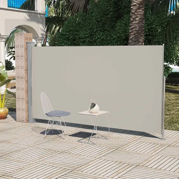 Zaťahovací bočná markíza 160x300 cm Dekorhome Černá