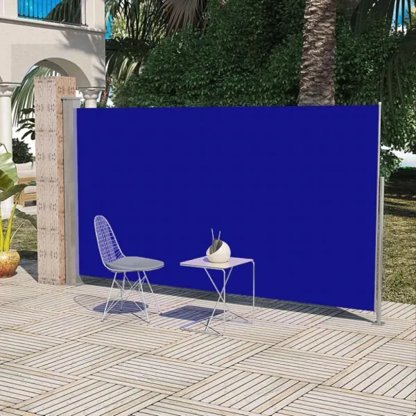 Zaťahovací bočná markíza 160x300 cm Dekorhome Černá