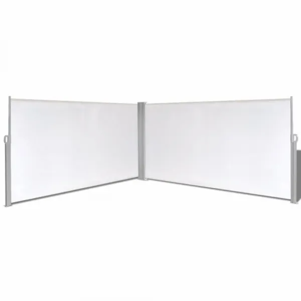 Zaťahovací postranné markíza / zástena 160x600 cm Černá