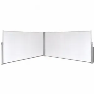 Zaťahovací postranné markíza / zástena 160x600 cm Černá