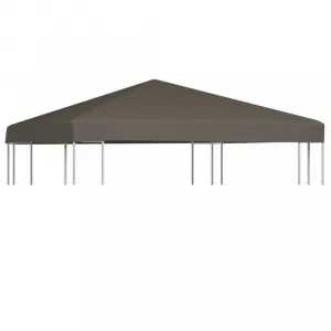 Strecha na altánok 310 g / m² 3 x 3 m Dekorhome Hnědá
