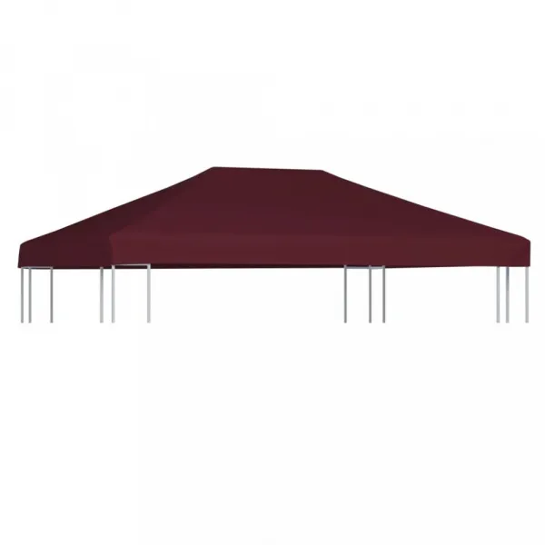 Strecha na altánok 310 g / m² 3 x 4 m Dekorhome Hnědá