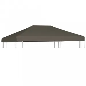 Strecha na altánok 310 g / m² 3 x 4 m Dekorhome Hnědá