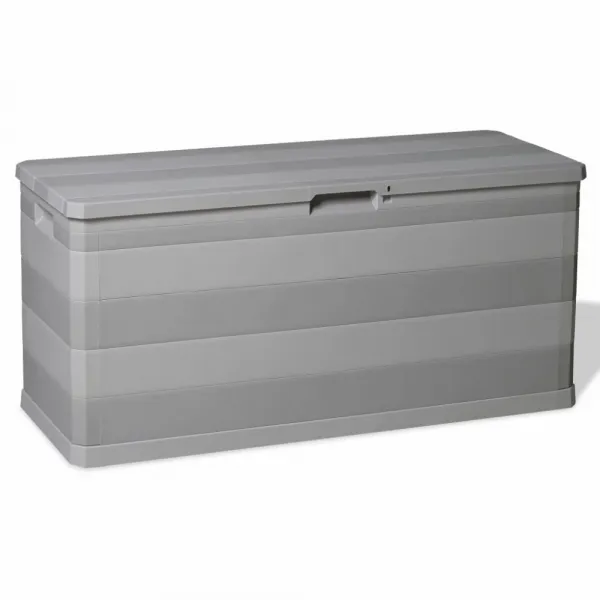 Záhradný úložný box 280 l Šedá