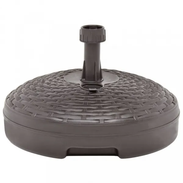 Stojan na slnečník 45 cm plast Dekorhome Bílá