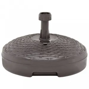 Stojan na slnečník 45 cm plast Dekorhome Bílá