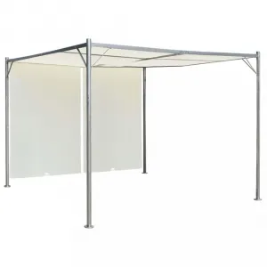 Záhradná pergola so zaťahovacou strechou 3x3 m Dekorhome Antracit