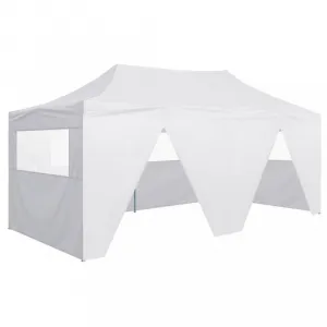 Skladacia party stan s bočnicami 3 x 6 m Dekorhome Modrá