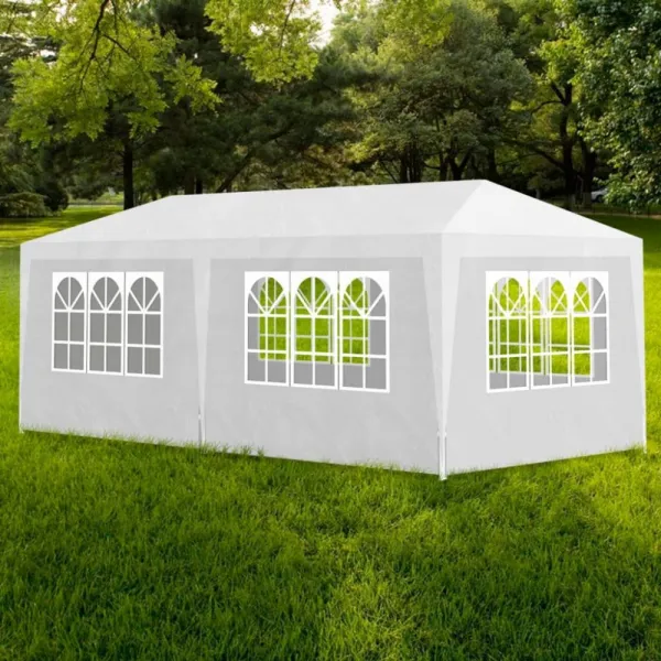 Párty stan 3 x 6 m Dekorhome Modrá