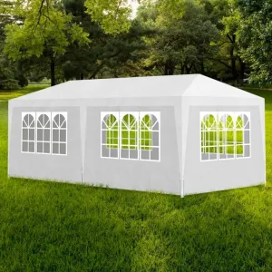 Párty stan 3 x 6 m Dekorhome Modrá