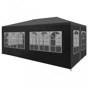 Párty stan 3 x 6 m Dekorhome Modrá