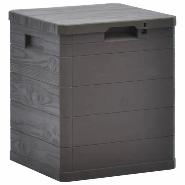 Záhradný úložný box 90 l Dekorhome Šedá