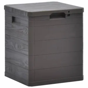Záhradný úložný box 90 l Dekorhome Šedá