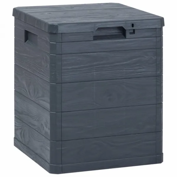 Záhradný úložný box 90 l Dekorhome Šedá